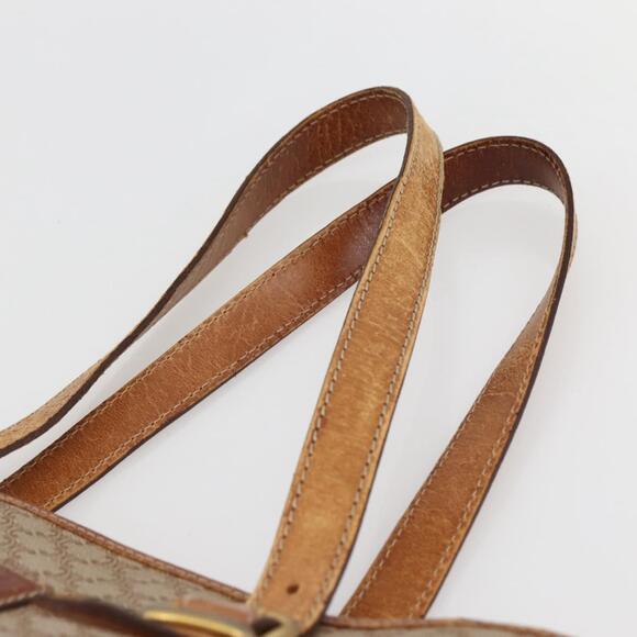 CELINE Macadam Canvas Tote Bag Pvc Beige Gold - Picture 8 of 13